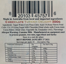 Load image into Gallery viewer, Red Hill Confectionery - Milk Chocolate Coated Rose Turkish Delight 300g Bag