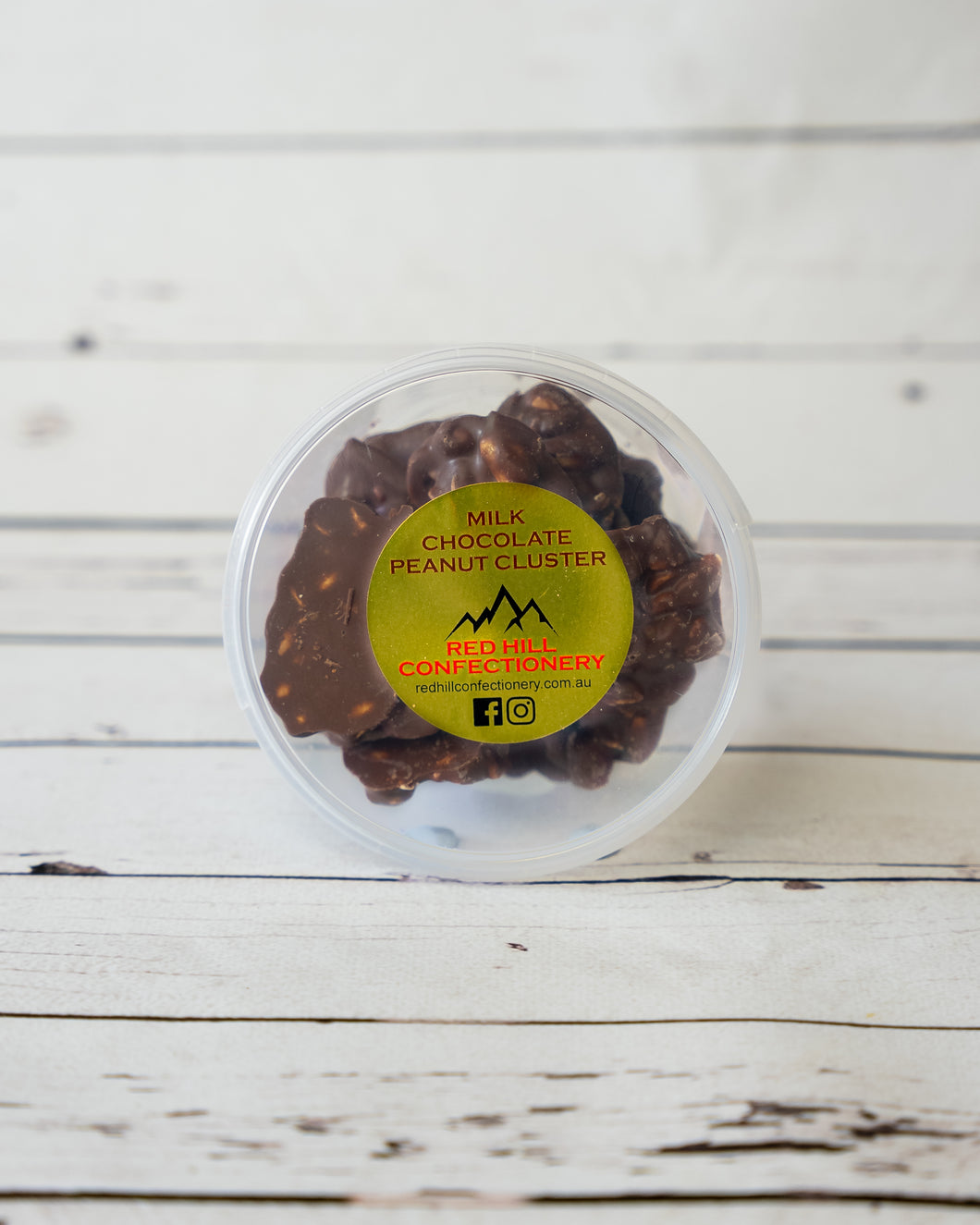 Red Hill Confectionery - Chocolate Peanut Cluster 200g Tub