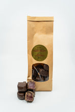 Load image into Gallery viewer, Red Hill Confectionery - Dark Chocolate Coated Rose Turkish Delight 300g Bag
